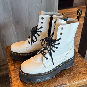 Dr. Martens Leather Jadon Platform Boots